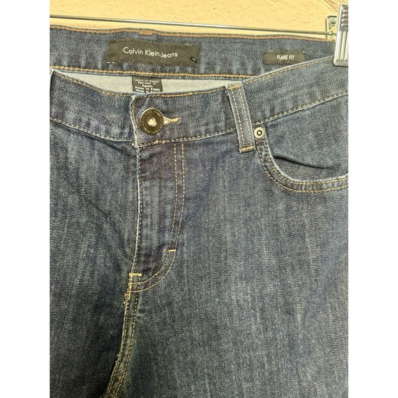 Calvin Klein Women's Denim Jeans Flare Leg Size 12 - Picture 2 of 3